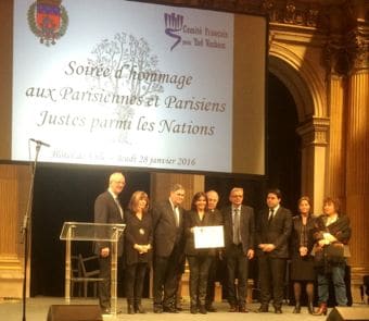Soirée d’hommage aux parisiennes et parisiens justes parmi les nations