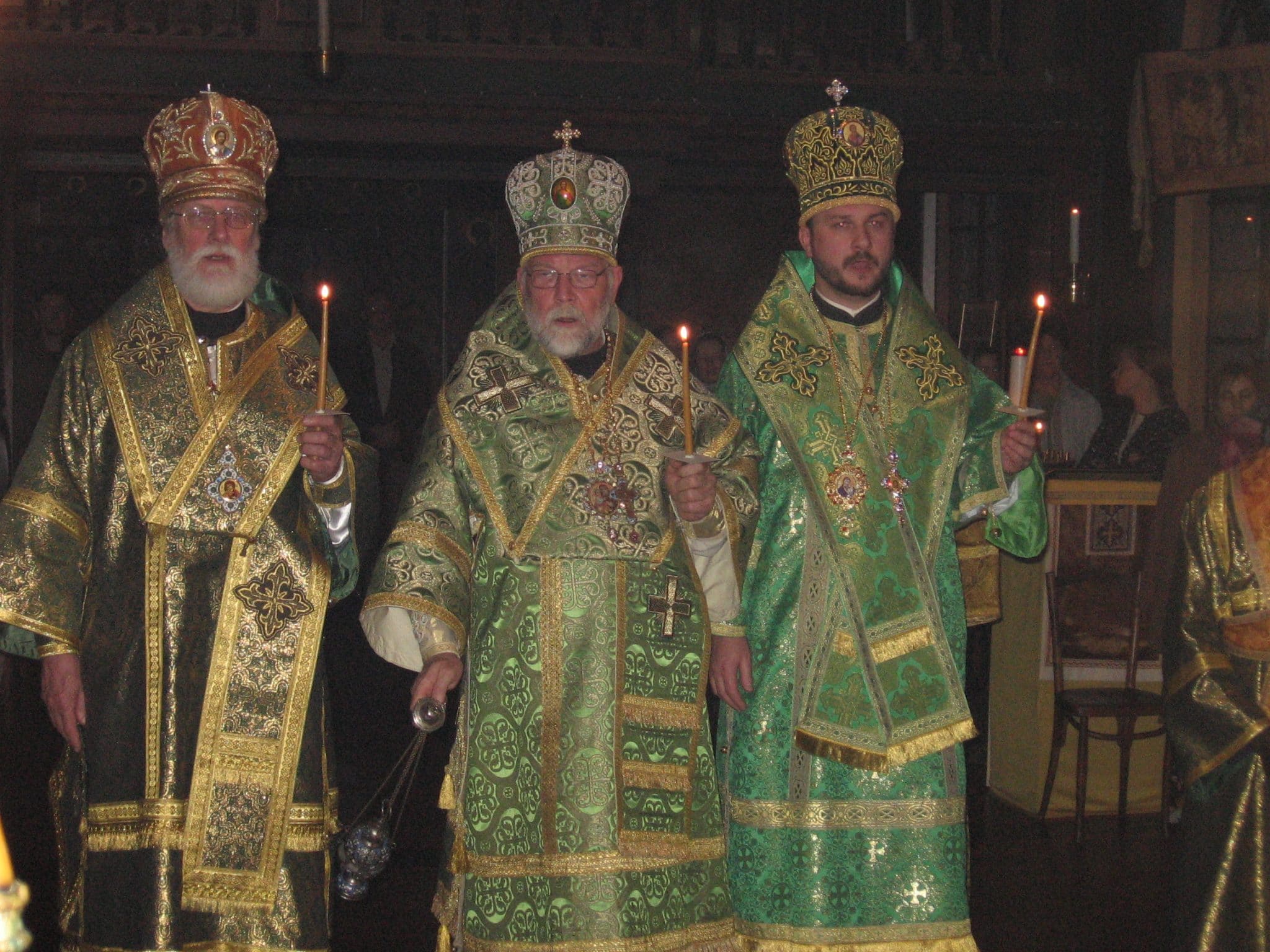 De bisschoppen Basil, Gabriël en Andrej