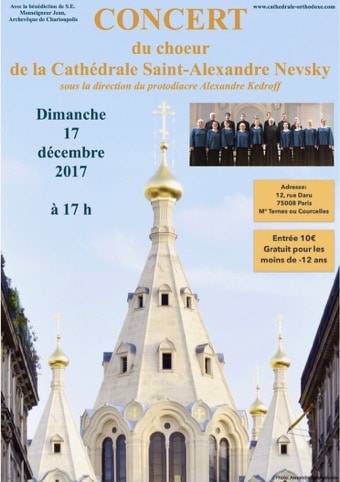 Concert du choeur de la cathédrale saint-alexandre-nevsky