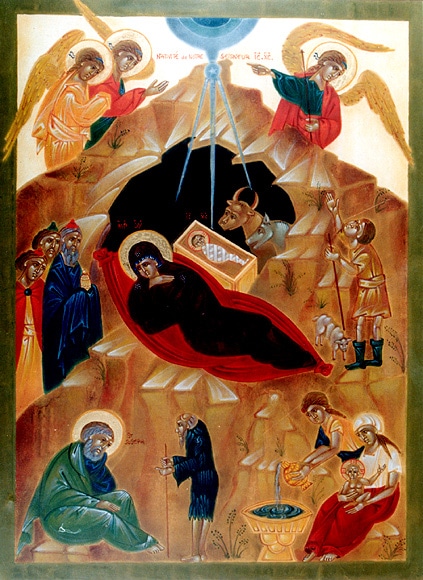 Icône de la Nativité du Christ